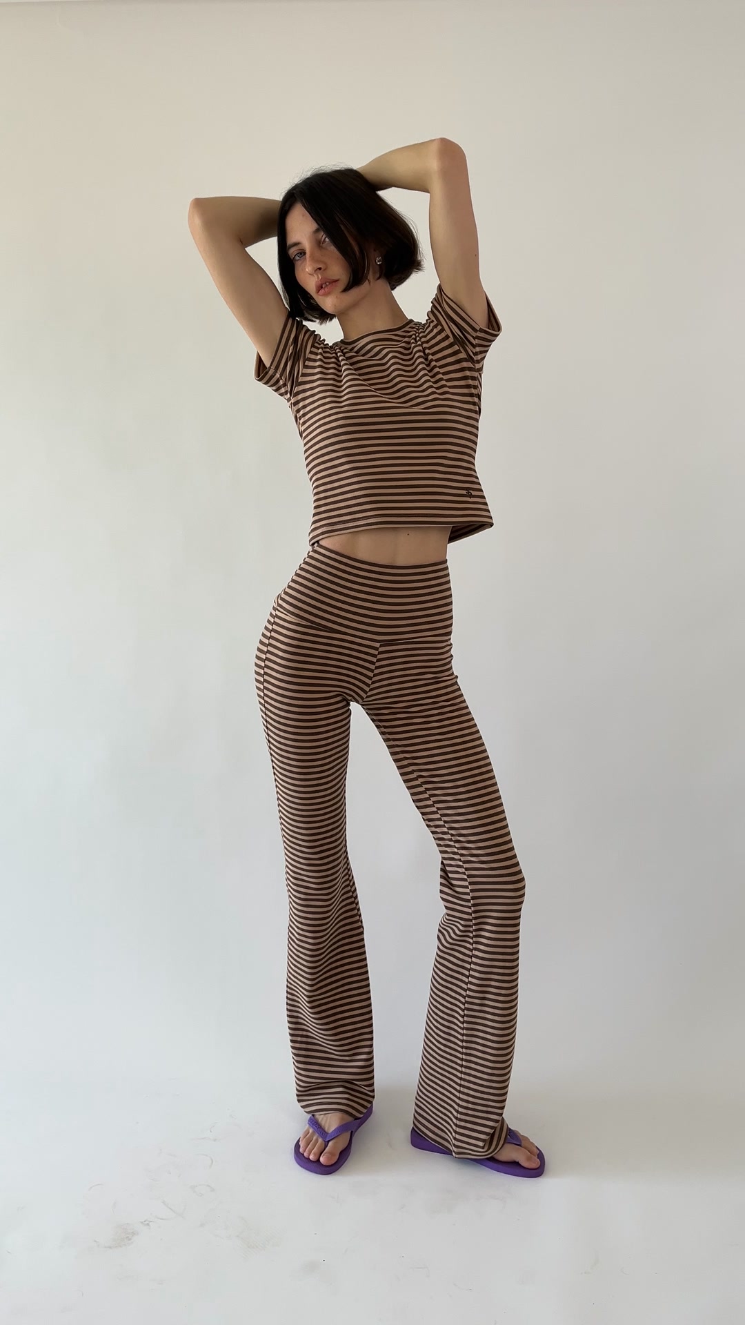 The Stretch Tee & Flares.