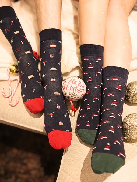 Chaussettes de Noël – Coton bio 🎄