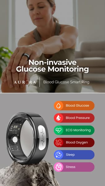 Continuous Glucose Monitoring Samrt Ring