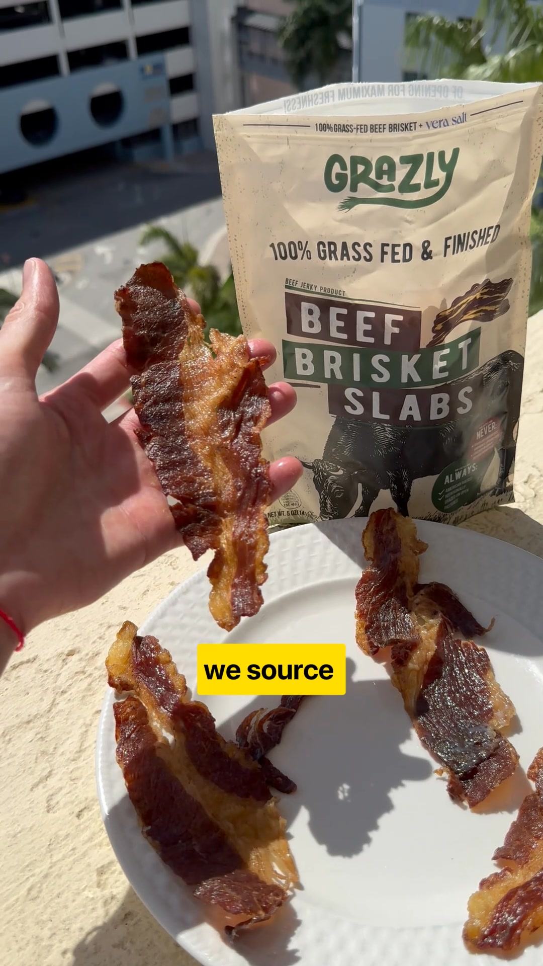 Ingredient List: Beef Brisket. Salt. Done.