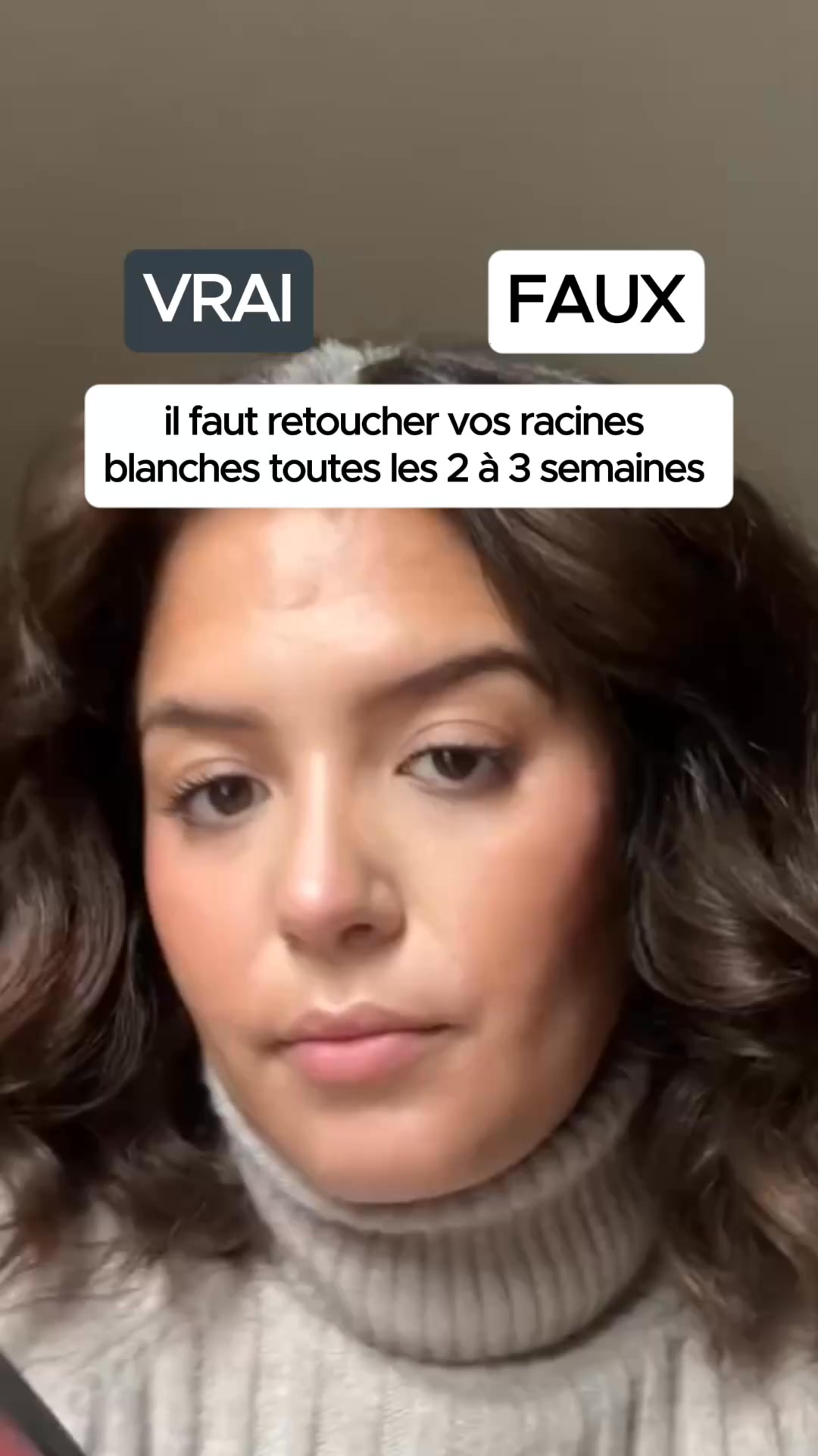 Cheveux blancs ? Effacés en un instant.