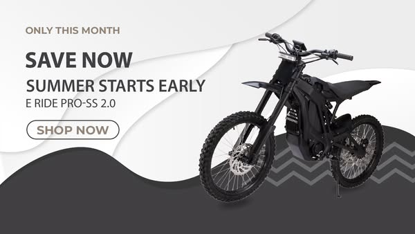 Conquer Trails with the eRide Pro E-Dirt Bike!