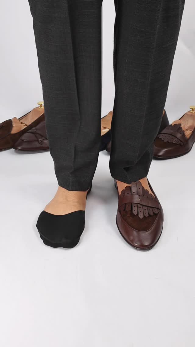 @j.b.ander + @sheecsocks: Refined loafers meet the ultimate sock solution.