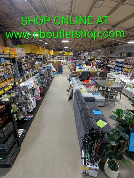 DAYLIGHT SAVINGS WEEKEND AT NB ⏰3/5-3/7

New Beach Wagons & Folding Electric Bikes
Final Week of 25% Off Gloves & 50% Off Hats🧤
Air Compressors & Craftsman Edgers
Outdoor Fire Pits, Garden Hoses & Potting Soil🪴
Connect 4 Games & Kids Sensory Tables
New Wooden Accesories & Candles🕯️
Mexican Blankets
Reduced Price Area Rugs
25% Off Luggage Sets- Spring Break is Coming
$1 & $10 No Brainer Bins
New Freeze Dried Candy 🍭

Also check out our New Online Shop
https://www.nboutletshop.com/

Weekly Hours:
Thursdays & Fridays 11am-6pm
Saturdays 9am-3pm 

11185 84th Ave Allendale MI
*SW Corner of Lake MI Dr & 84th Ave