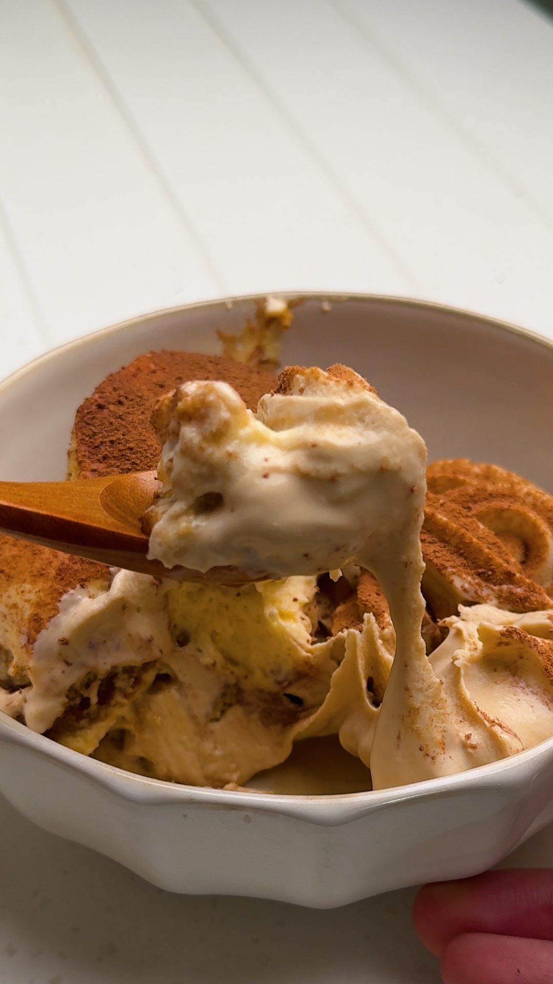 Not sure what to do with leftover tiramisu?
This is your sign to swirl it. 👀Save this idea for later 🤎