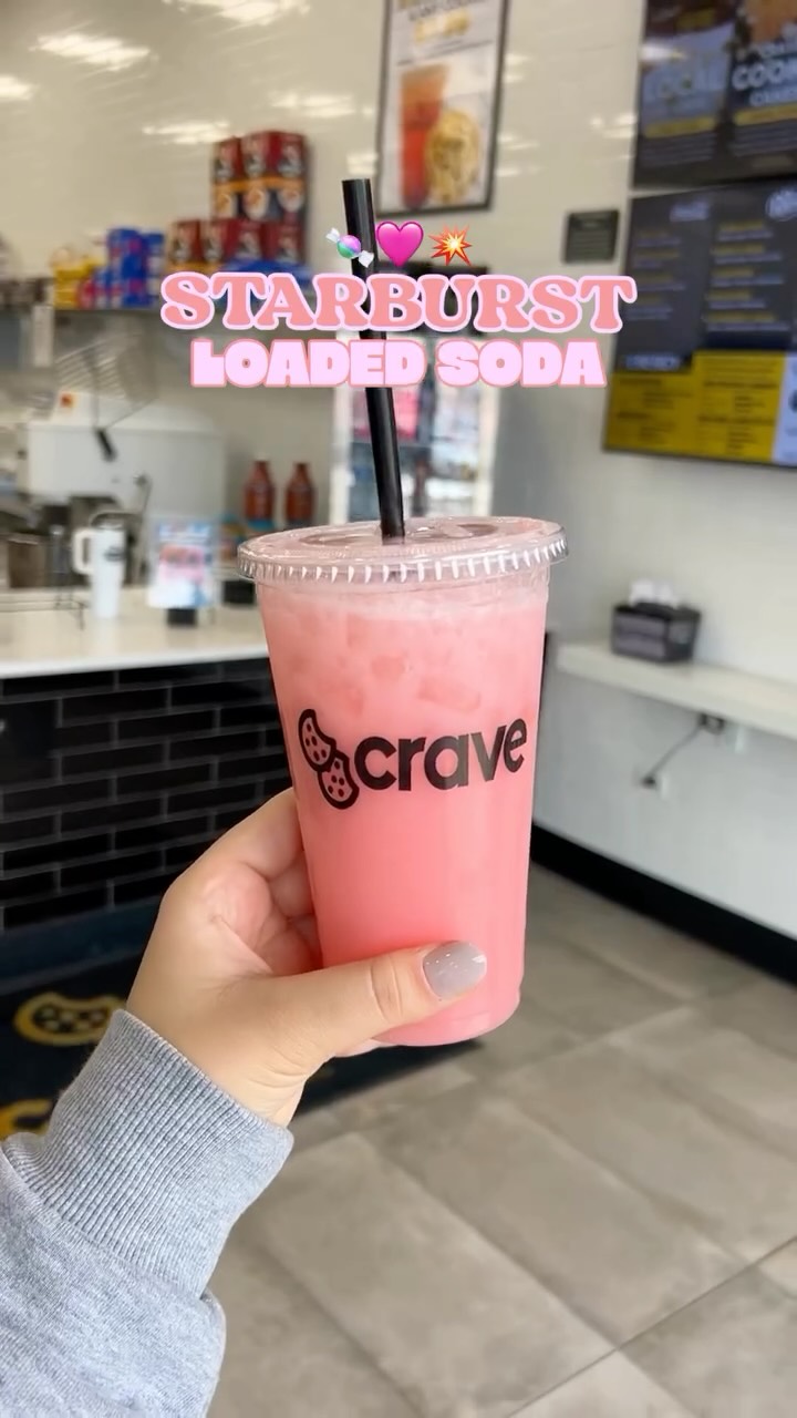 Sweet, sour, creamy…this one does it all🍬
Starburst in a cup🥤

#loadedsoda #starburst #loadedsodas #cravecookies #cravecookieschicagoland