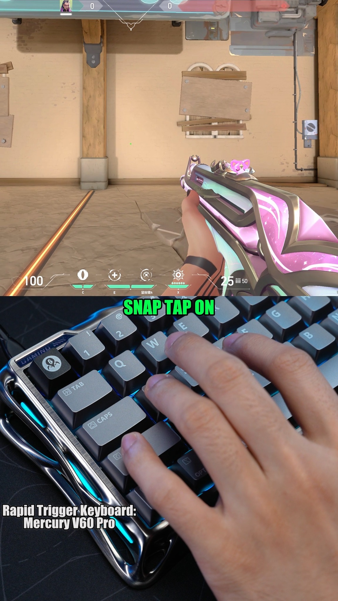 Was ist SnapTap? ⚡ Sieh den Effekt in Aktion — probier es jetzt mit deiner Rapid Trigger Tastatur aus! ⌨️🔥
.
.
#gravastar #mercuryv60pro #magnetictastatur #ufoswitch #gamingkeyboard #valorant #rapidtrigger
