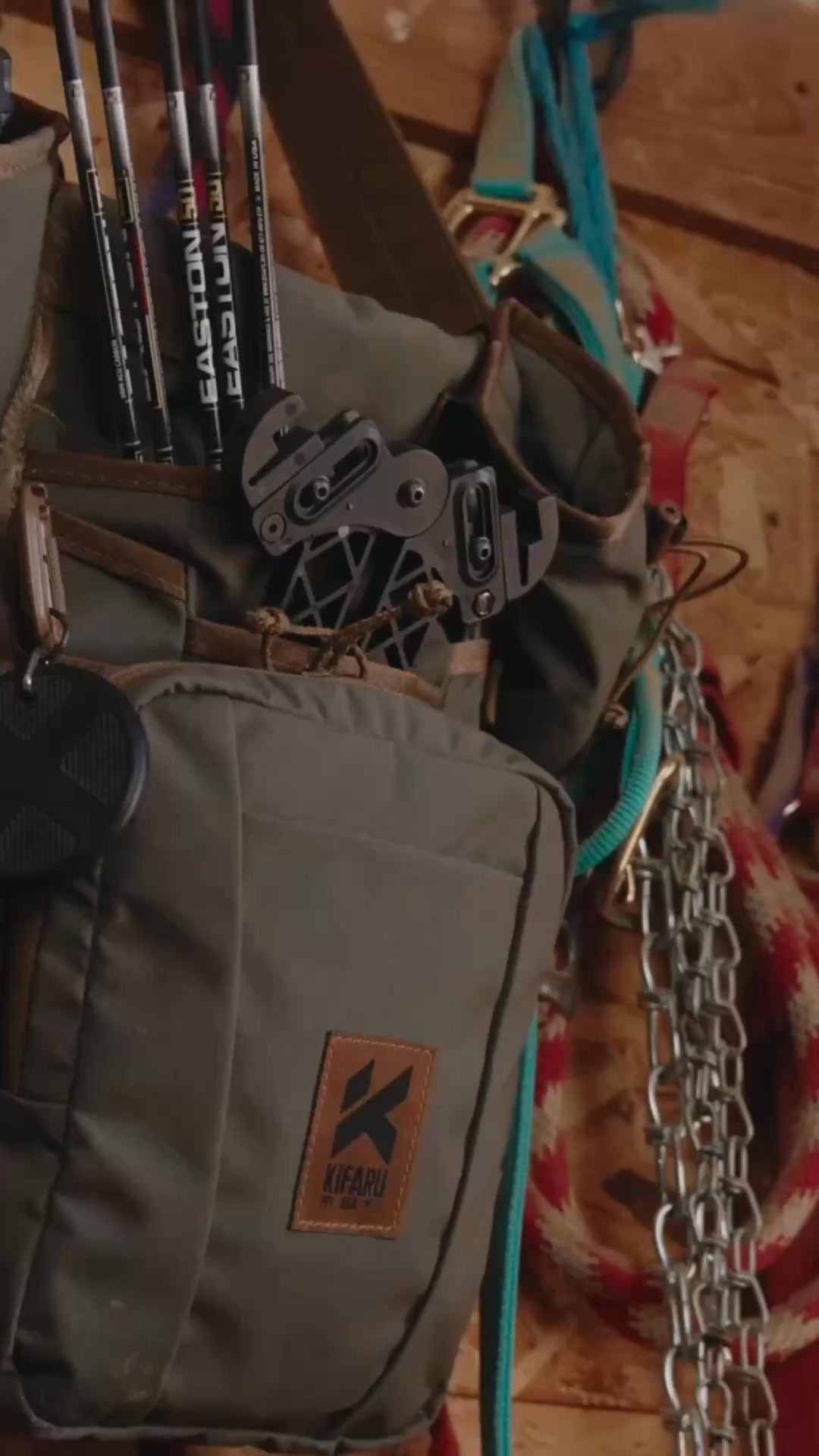 The Range Hip Quiver is pure American muscle. Stop buying gear that breaks and get a Kifaru. Built for the hunt, not the shelf.