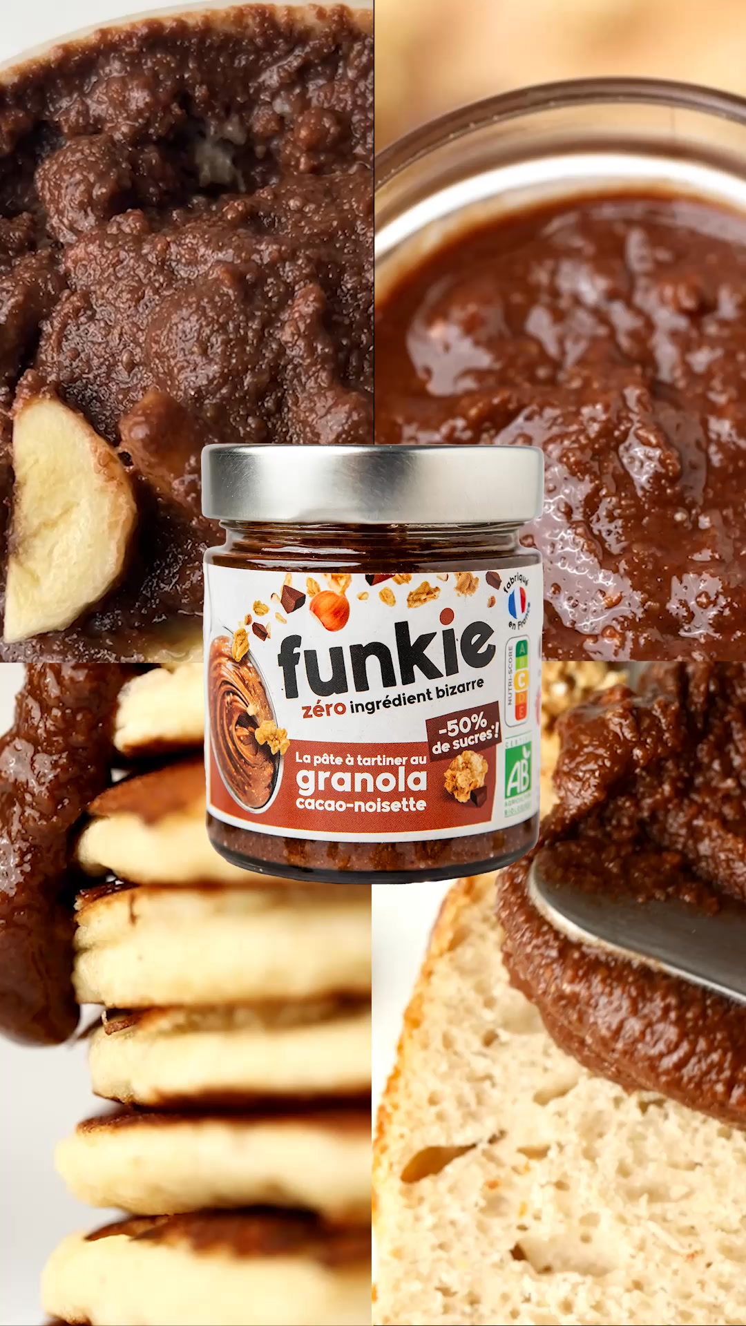 La pâte à tartiner crunchy au délicieux goût de noisette