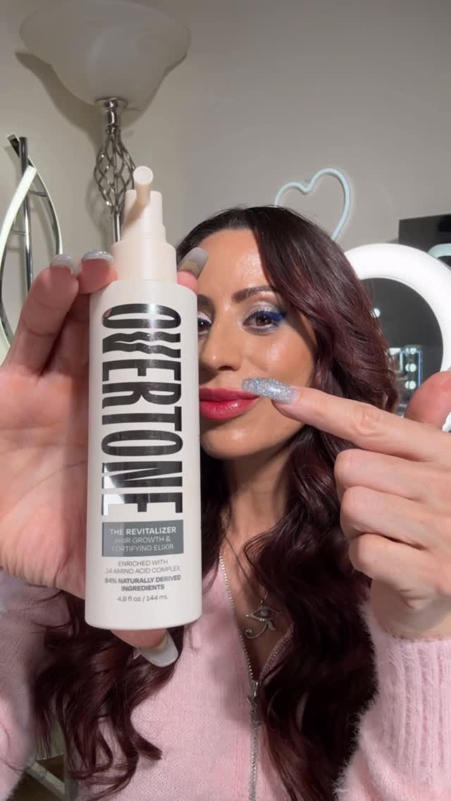 Overtone’s The Revitalizer is a one stop shop for stronger strands, hair growth and a clean & healthy scalp! 

Achieve a healthier scalp and stronger hair with this innovative scalp spray! Made with 94% naturally derived ingredients, it nourishes, soothes, and supports hair growth while reducing breakage and shedding. Revitalize your hair from root to tip for a resilient, healthy look!

Head to @overtonecolor online at
https://overtone.co 
Use Code : SHARONJOYHAIR 

#overtone #overtonecolor #scalptreatment #hairgrowth #viral