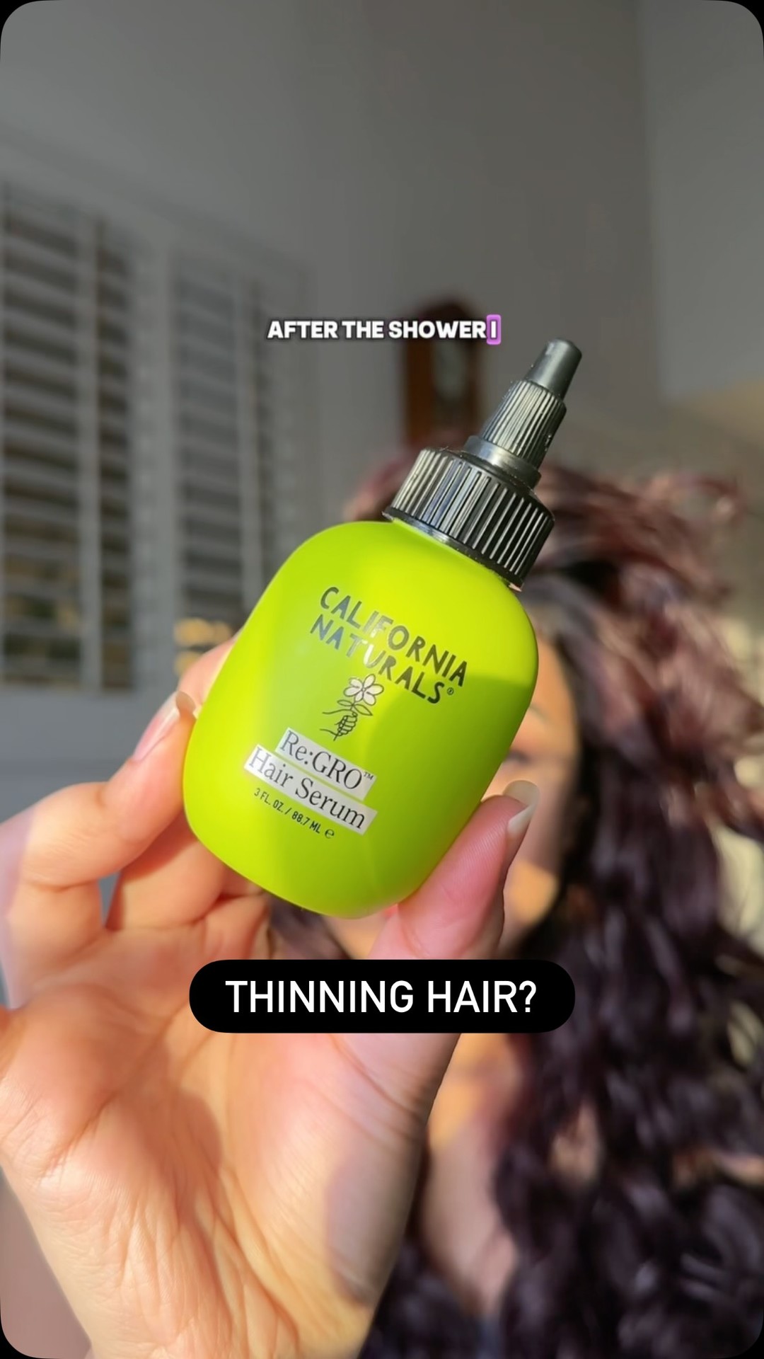 If you deal with hair thinning or shedding, @californianaturals ReGro line is a perfect affordable option for you! I’ve used these consistently for a few weeks and have noticed a lot less shedding in the shower. Each product is under $20 and now available at @target 🥰🫶🏼

#californianaturalspartner #wavyhair #hairloss #hairtok
