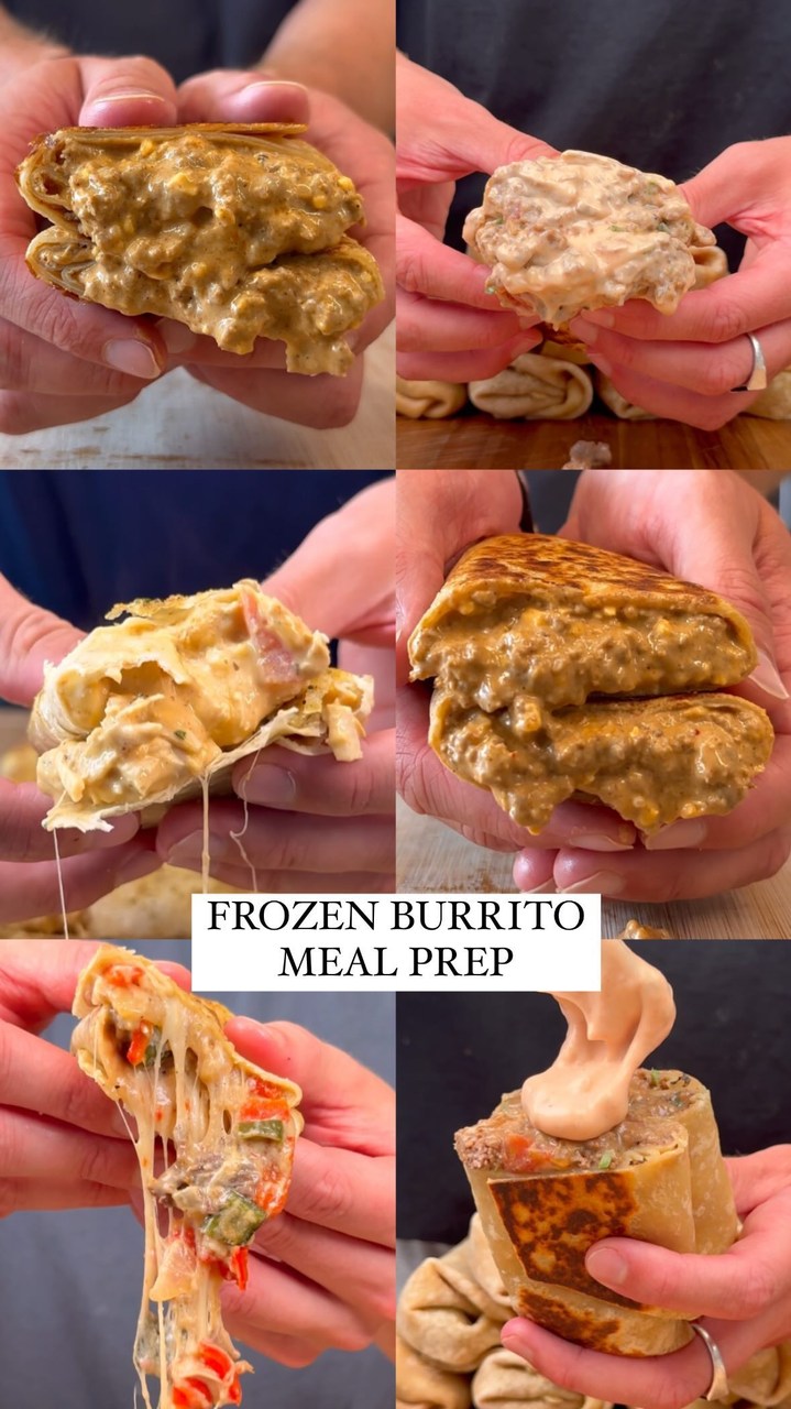 High Protein Frozen Burritos are the ULTIMATE Meal Prep

Meal prepping and freezing high protein burritos changed the game for me - and was actually the first “meal prep” content I ever made

I had honestly never meal prepped until I realized just how convenient having easy, high protein meals stocked in my freezer was. It made my life SO MUCH easier on days I didn’t feel like cooking

Since I started posting frozen burrito recipes, I’ve received thousands of DMs showing your freezers stocked with 10, 20, 30 and even 100+ of my high protein burritos at a time

If you’re looking to enter the burrito meal prep game, here are my top tips (more in comments)👇

Freeze Your Burritos
- Storing frozen keeps burritos tasting their best, and allows them to last for months. It allows you to prep in huge bulk (think 20-30 burritos/meals at a time) without worrying about them going bad/going uneaten
- Wrap individually and freeze, or place burritos on a sheet pan and toss in the freezer uncovered (“flash freeze”) and then add to a gallon sized bag. Flash freezing first keeps them from sticking together if stored in a single bag

Reheat Method
 - Remove your burrito straight from the freezer, wrap in a paper towel, microwave for 1.5-2 minutes to thaw (flip halfway) - the goal is to get the interior softened but not hot. Next, air fry (I usually do 375 degrees for 6-7 minutes), or pan fry until crispy. Your burritos will come out perfectly crisp (not soggy) and taste as good, if not better, than fresh

Slowly Stockpile
- You don’t need to spend hours and hours prepping - start by making 1-2 of my recipes a week (which will usually yield 20-30 burritos/meals). Repeat weekly, rotating recipes based on preference, and you’ll slowly build a huge stockpile of frozen meals. The concept is to be in a “meal prep surplus” - cooking more than you eat each week, until you eventually have enough meals to last for months

If you’re looking for recipe ideas - I have an entire chapter in my meal prep cookbook dedicated to high protein frozen burrito preps, and tons of recipes on my feed 🤝🌯

#stealthhealth #macrofriendly #highprotein #mealprep #burrito #frozenburrito #burritomealprep