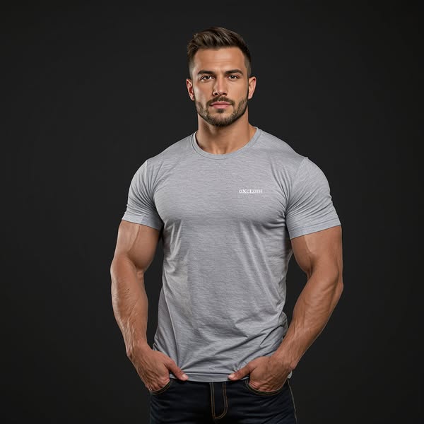 Black Muscle Fit T-Shirt