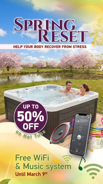 Winter Hot Tub Sale