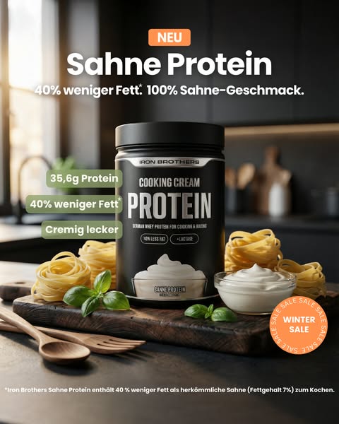 Cremig wie Sahne ✨ – Werte wie Protein 💪