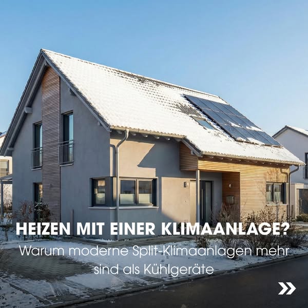 Mit einer Klimaanlage im Winter heizen?

Warum das sehr energieeffizient sein kann und warum sich vor allem PV Besitzer in der Übergangszeit über eine Klimaanlage als elektrische Heizquelle freuen können, erklären wir in diesem Blogbeitrag.

👉 Jetzt weiterlesen:
www.kaeltebringer.de/blogs/ratgeber/klimaanlage-als-heizung-nutzen