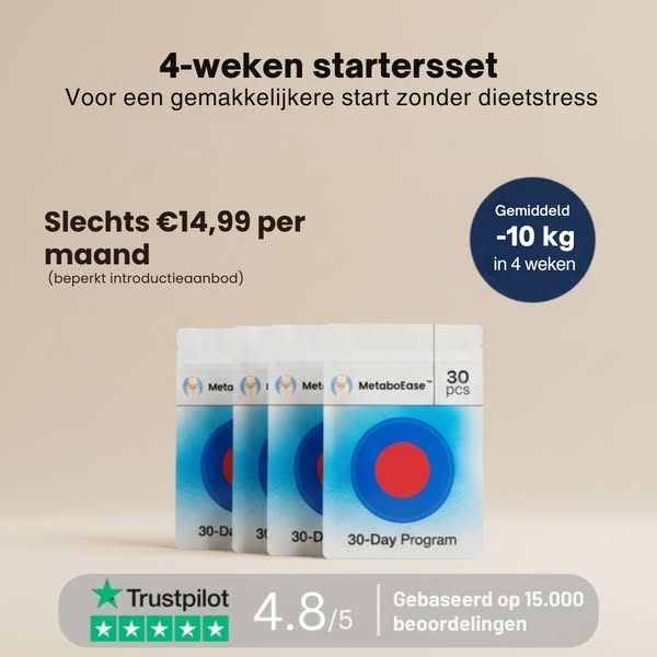 Val 10 kilo in een maand zonder erover na te denken