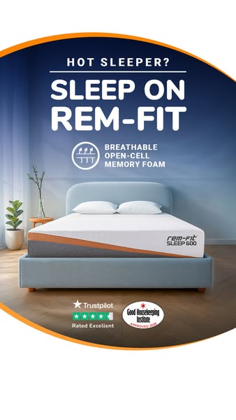 REM-Fit: Cooler Deeper Sleep Guaranteed