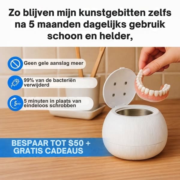 Lees dit als u een kunstgebit draagt