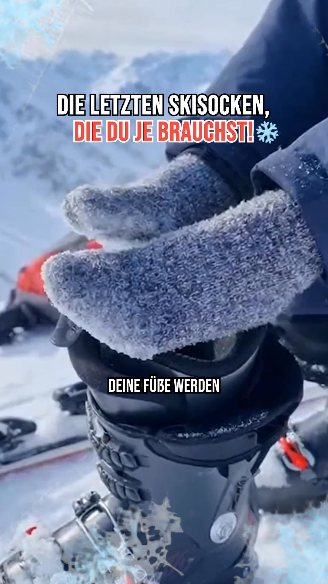 Eiskalte Füße beim Skifahren? 🥶 Frag mich mal früher…