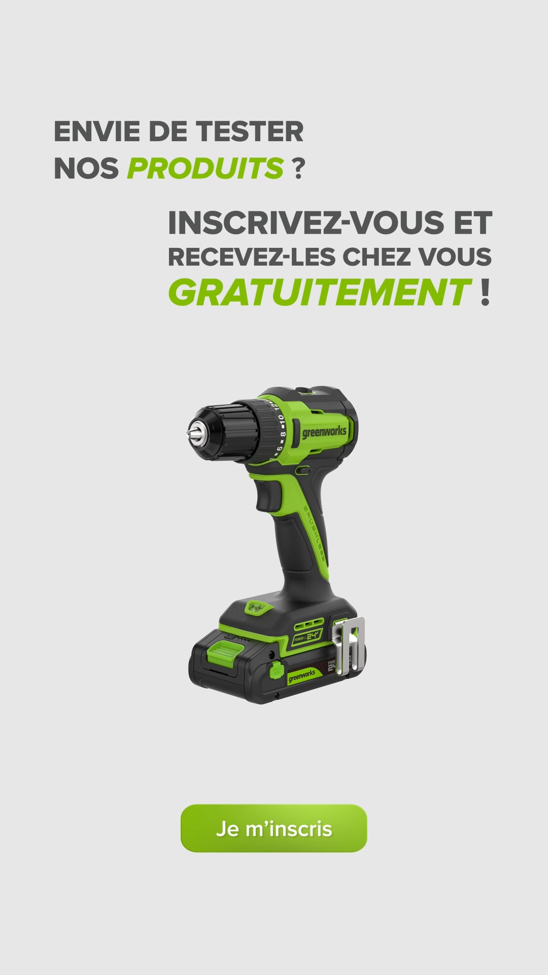 Devenez ambassadeur Greenworks!