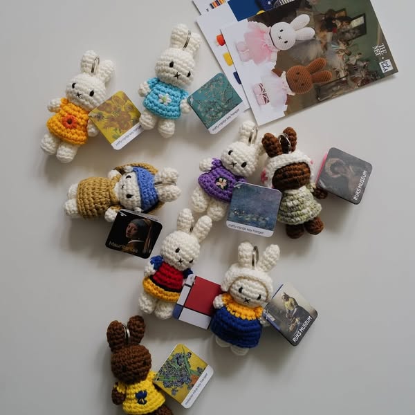 Just Dutch Miffy Handmade Bunny Plush Toy