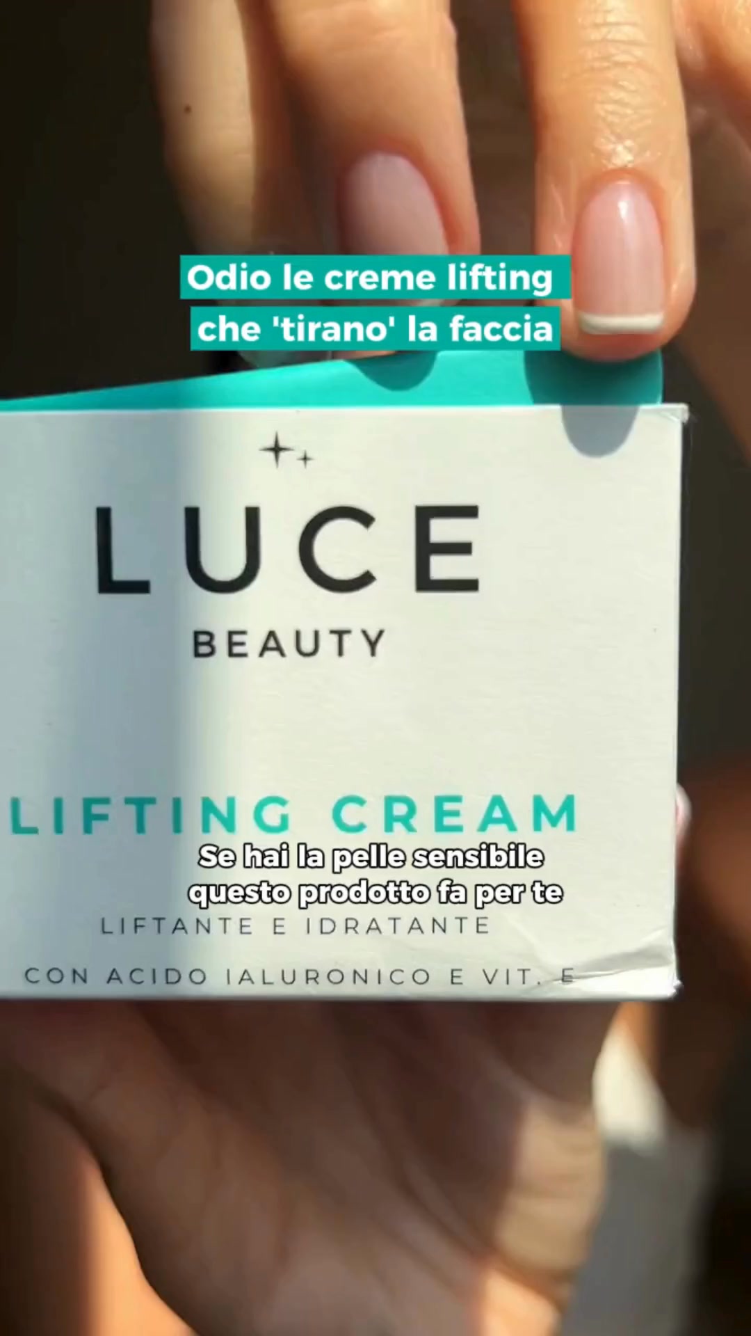 Crema viso effetto lifting