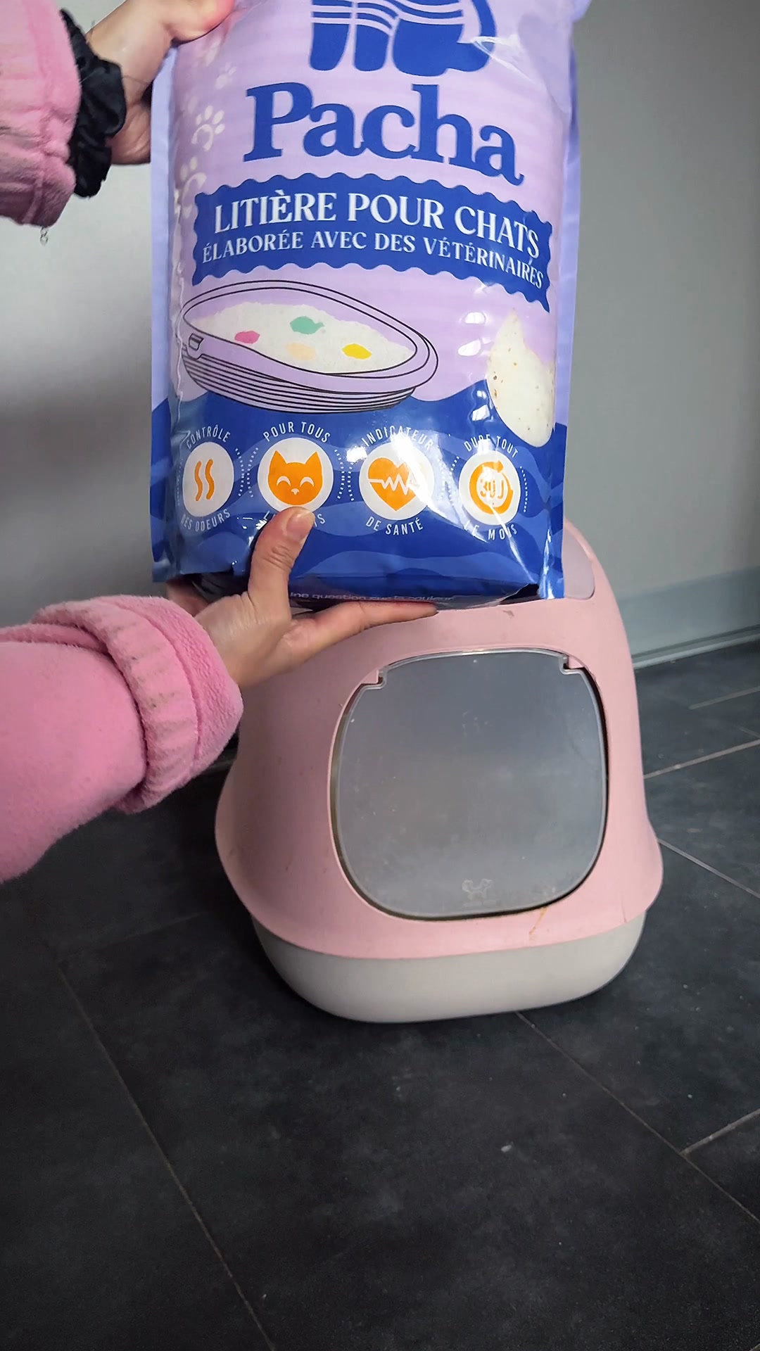 "Plus d'odeurs dans ma litière"