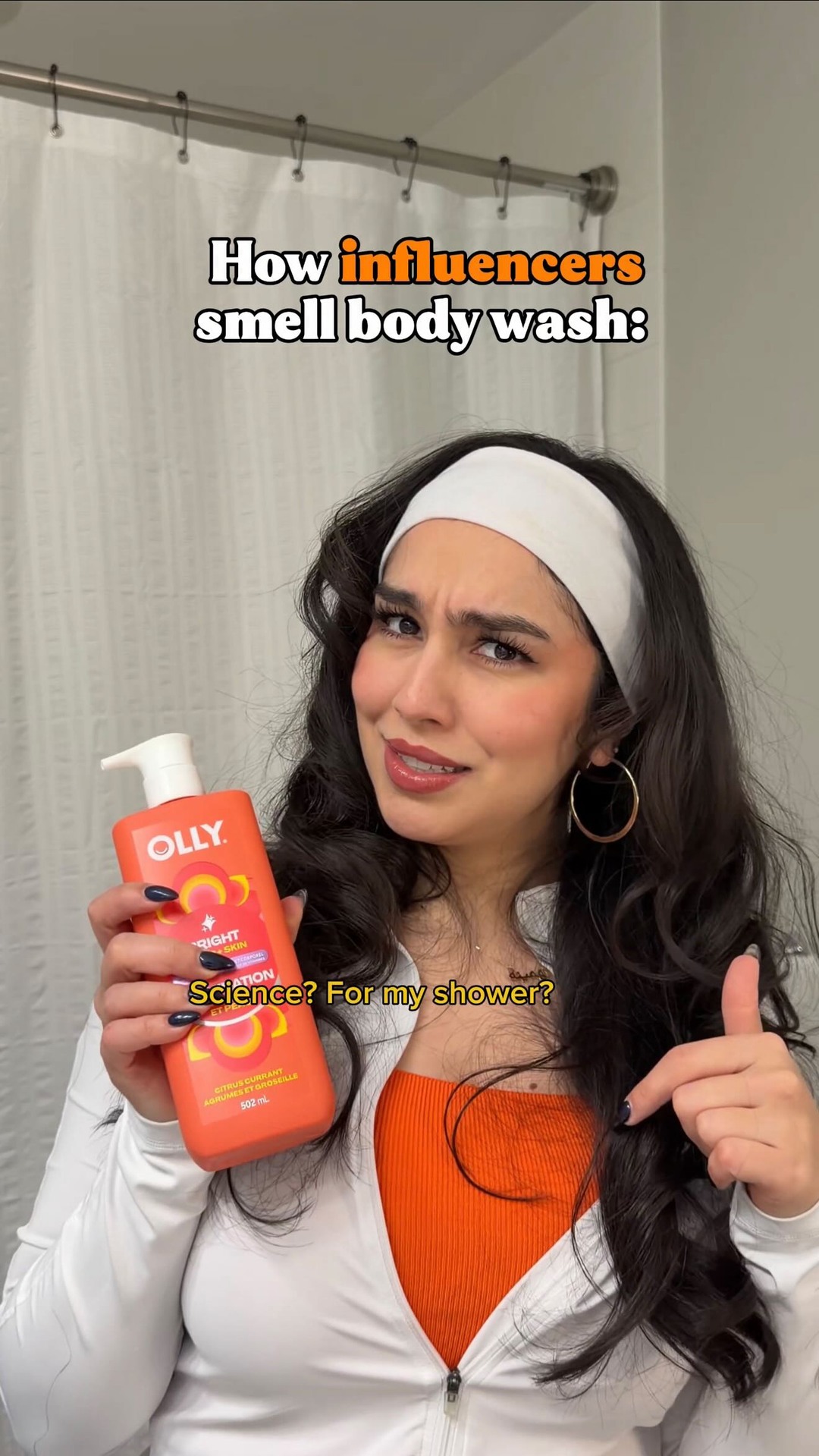 #OLLYPartner Influencers be like... but real talks, I’m literally obsessed!!! @ollycanada didn’t need to go this hard with their NEW body washes.