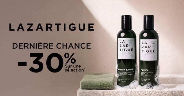 DERNIERE CHANCE : - 30% SUR NOS ANCIENNES COLLECTIONS
