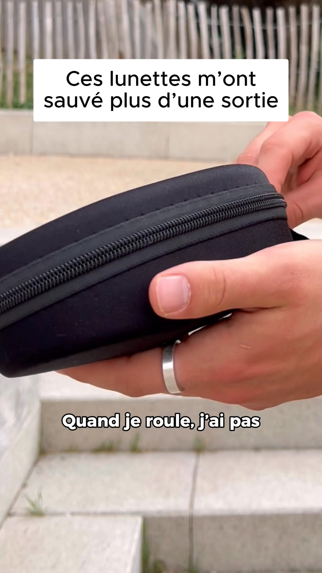 Des lunettes pensées pour rouler