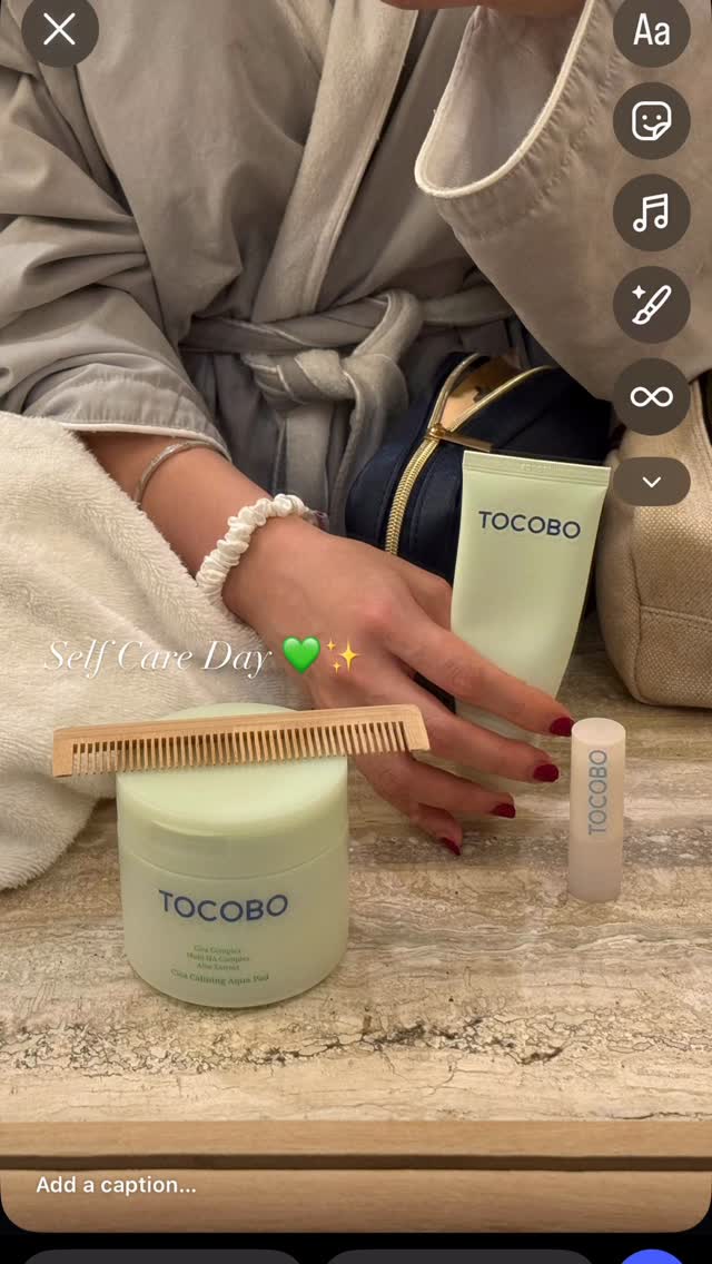 You don’t need much to turn an ordinary day into a self-care day ✨

All it takes is a few TOCOBO favorites and a little time just for you 🩵

After another busy week, you and your skin deserve a moment to breathe ❤️

So why not slow down, unwind, and give yourself the care you’ve been giving to everything else?