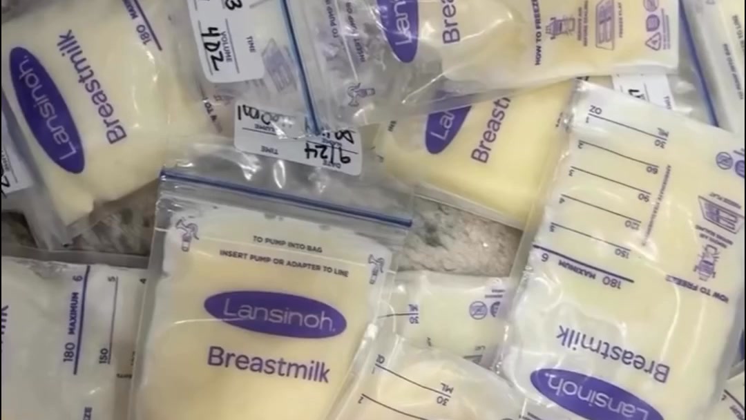 Freeze-dried breast milk