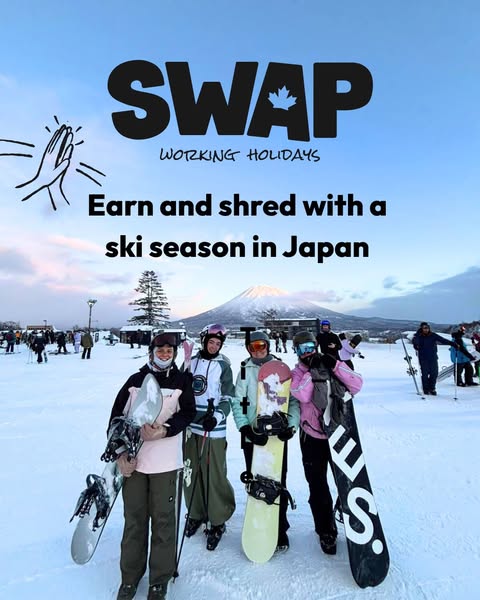 Want to hit the slopes? ⛷️ We're here to simplify the process, helping you earn as you shred. Start applying for your Japan ski season 2026! ❄️