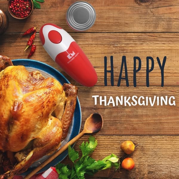 #HappyThanksgiving 
We must find the time to stop and thank the people who make a difference in our lives. --- John F. Kennedy

To all doctors, nurses, and medical workers, thank you.😌
To families and friends who cannot stay together today, be healthy and safe.🥰🥰

Happy Thanksgiving to all. 

#Kmbigsale #blackfriday2020 #blackfriday #sale #thanksgivingsale #kitchenmamacanopener #electriccanopener #canopener #kitchengadgets #giftsuideas #thanksgivingift #kitchenware #kitchentools #homecooked #blackfriday #promo #iphone #style #christmas #love #shopping  #thanksgiving #love #Christmas #deals