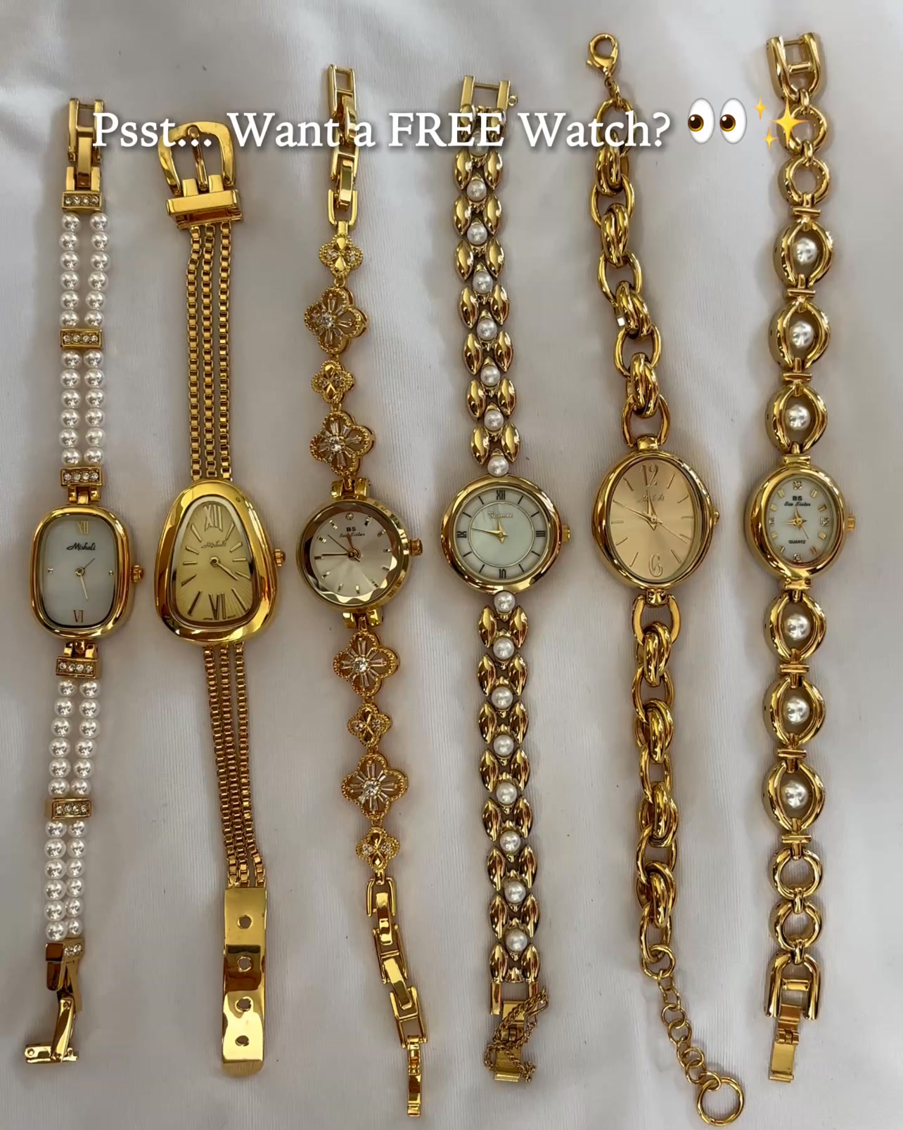Vintage watches: Buy 1, Get 1 Free