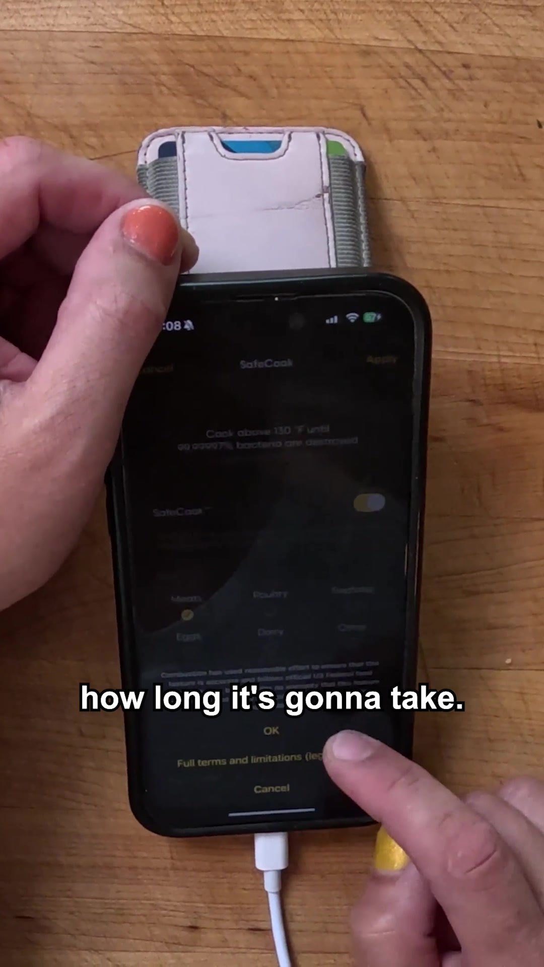 Cooking with the Predictive Thermometer