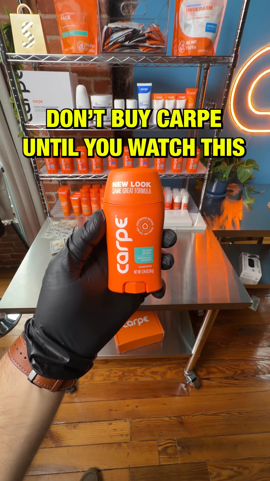 Don't sweat it - Carpe's got you covered! 🚫💦