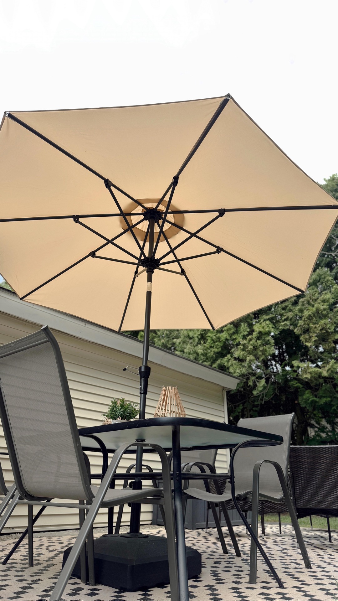 We love spending all of the time we can outside on the patio! I just added this @purpleleafgarden 9’ Round Patio Umbrella!
.
The fabric is UV and water-resistant, it has a dual direction tilt and a smooth opening hand crank! (Base sold separately)
.
Head to the link in my bio, Amazon storefront or comment ‘PATIO’ and I’ll send it directly to you! * Use code * LITTLEMOM10 for 10% off, valid before 10.31!
.
.
#patio #amazon #amazonhomefinds #outdoorfurniture
