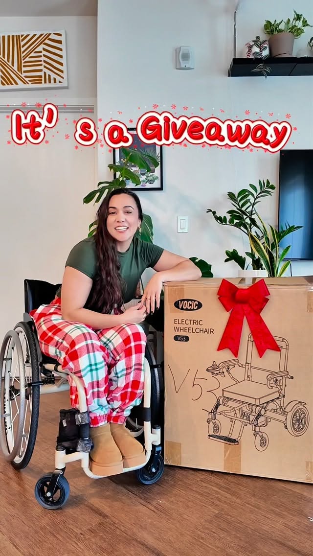 I’m so excited to help @vocicmedical gift someone an electric wheelchair this season!

Giveaway entry rules below 👇 

- Follow @kerryjean_ & @vocicmedical 
- Like this post
- Share this post
- Comment why you or someone you love needs this wheelchair
- Tag friends — more tags = more chances!

*US resident entries only*

The winner will be announced on January 15! 

https://vocic.com/products/power-wheelchair

#vocicmedical #disabilityawareness #mobilityaid #wheelchairlife #kerryjean