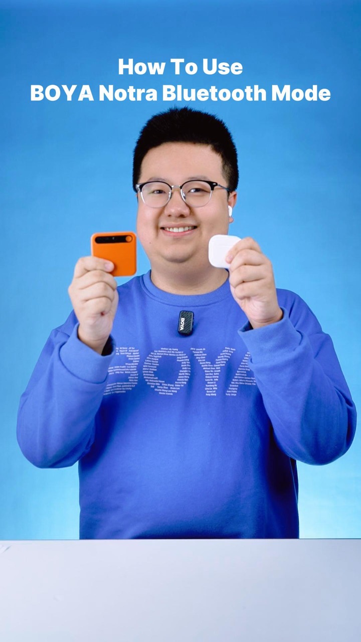 🎧BOYA Notra+Bluetooth Earbuds= Effortless Recording.
🚀Here’s how to set it up in seconds.
🔗Link in bio to learn more about BOYA Notra.
#boya #boyanotra #recordingmaster