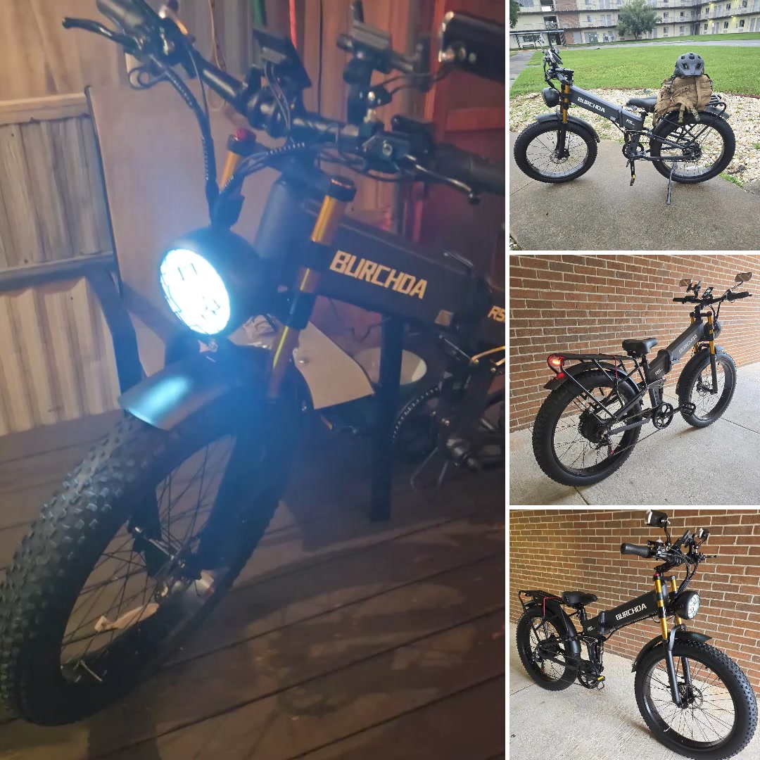 Free Shipping & 2-Year Warranty - Burchda Electric Bike