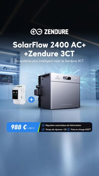 Nouveau: SolarFlow 2400 AC+丨959€