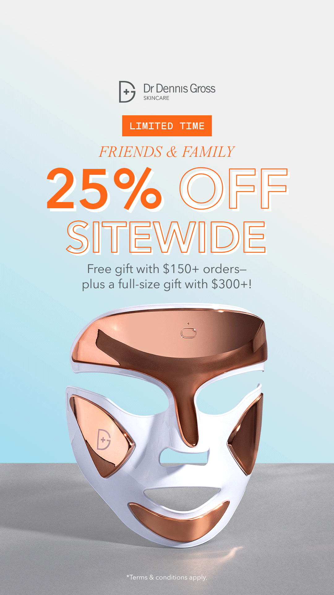 Friends & Family: 25% off