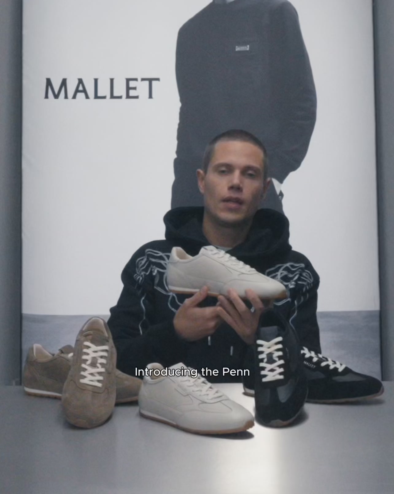 The Penn is a retro-inspired runner with a slim sole profile and understated luxury appeal. 

Made in Europe from premium Portuguese leather and suede, this lightweight trainer is designed for effortless, everyday wear with a classic gum sole finish.

Do you know where the shoe is named after?