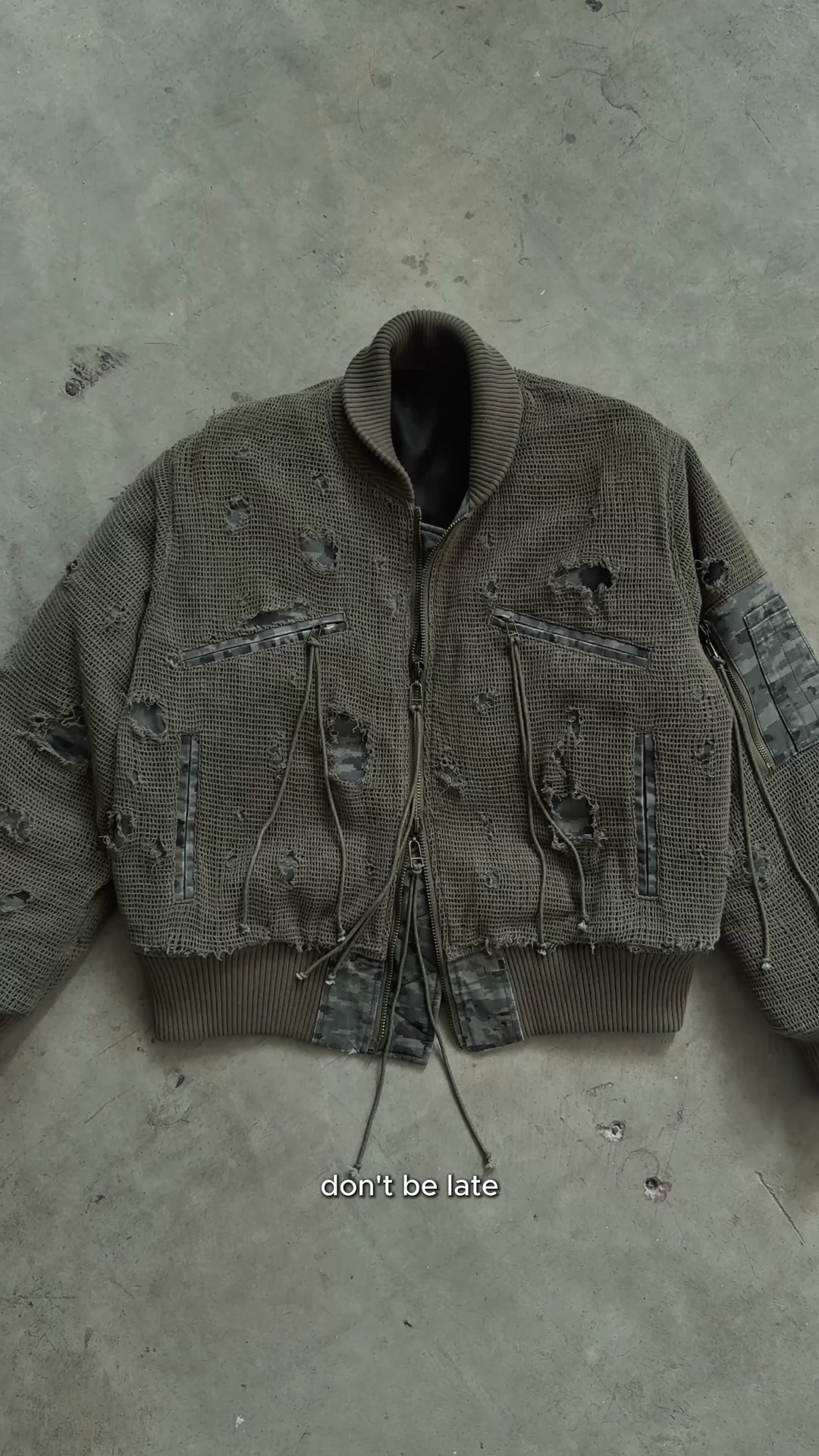 Two bomber jackets part of our 'ZERO FATHOM' collection