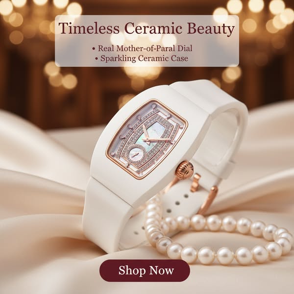 New Arrival: Celestia Ceramic & Pearl Watch ✨