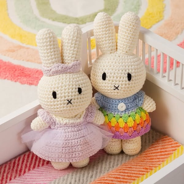 Just Dutch Miffy Handmade Bunny Plush Toy