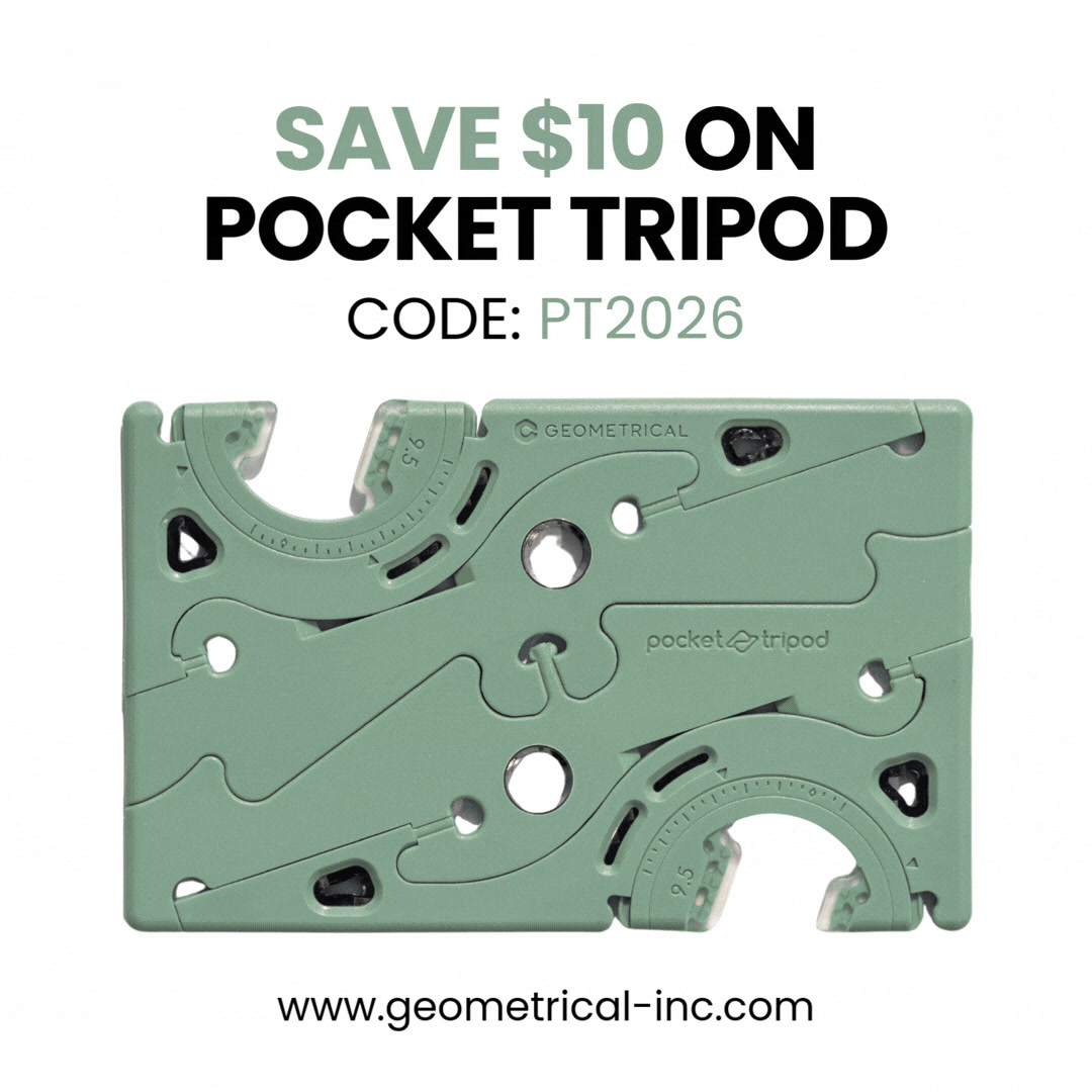 $10 Off the Wallet-Size Tripod