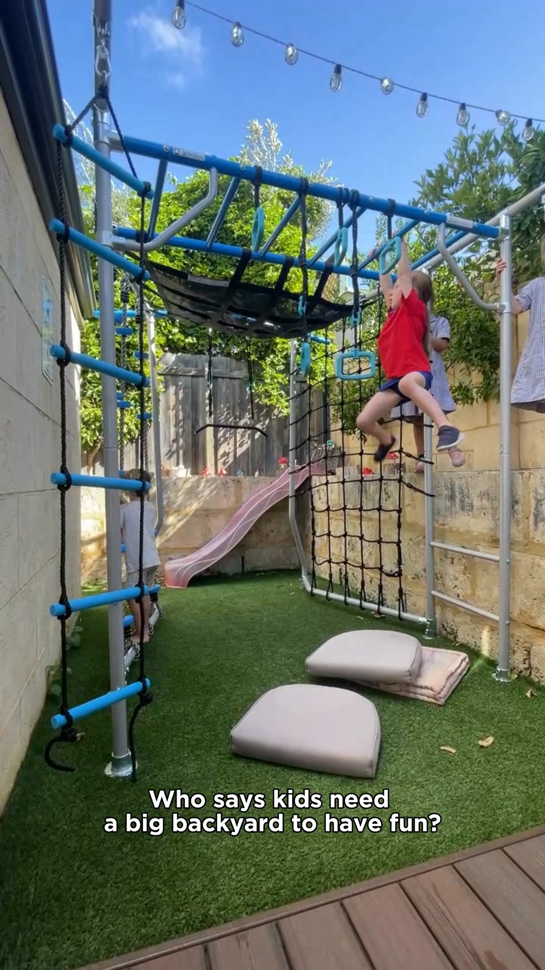 Monkey Bars for Compact Gardens